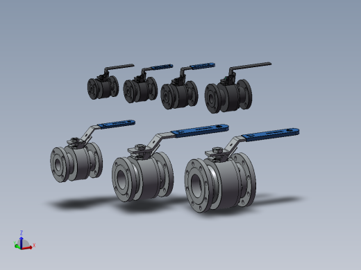 7款20MM-34“法兰连接RF ANSI 150球阀