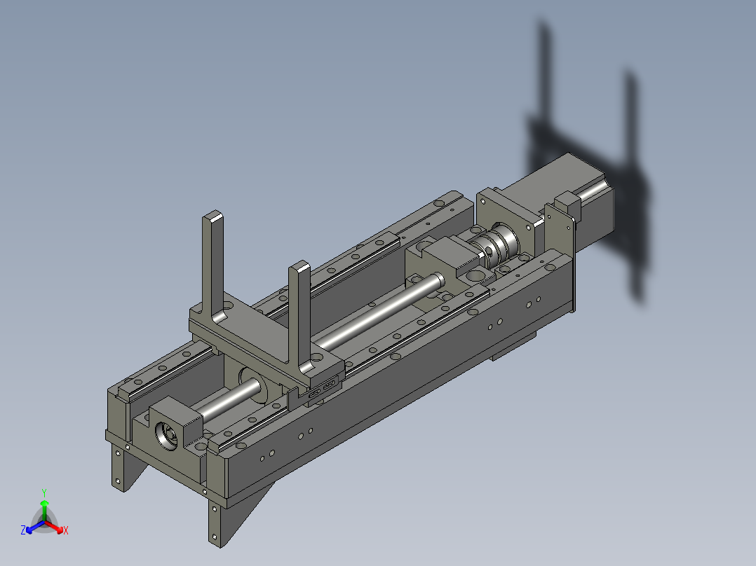 01直线模组组件主视图