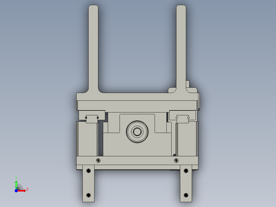 01直线模组组件前视图