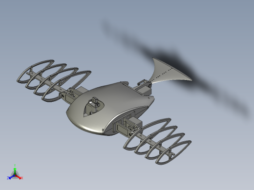 仿生式工业机器鱼水下机器人