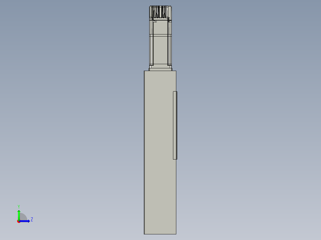 Z轴机械手150行程组合左视图