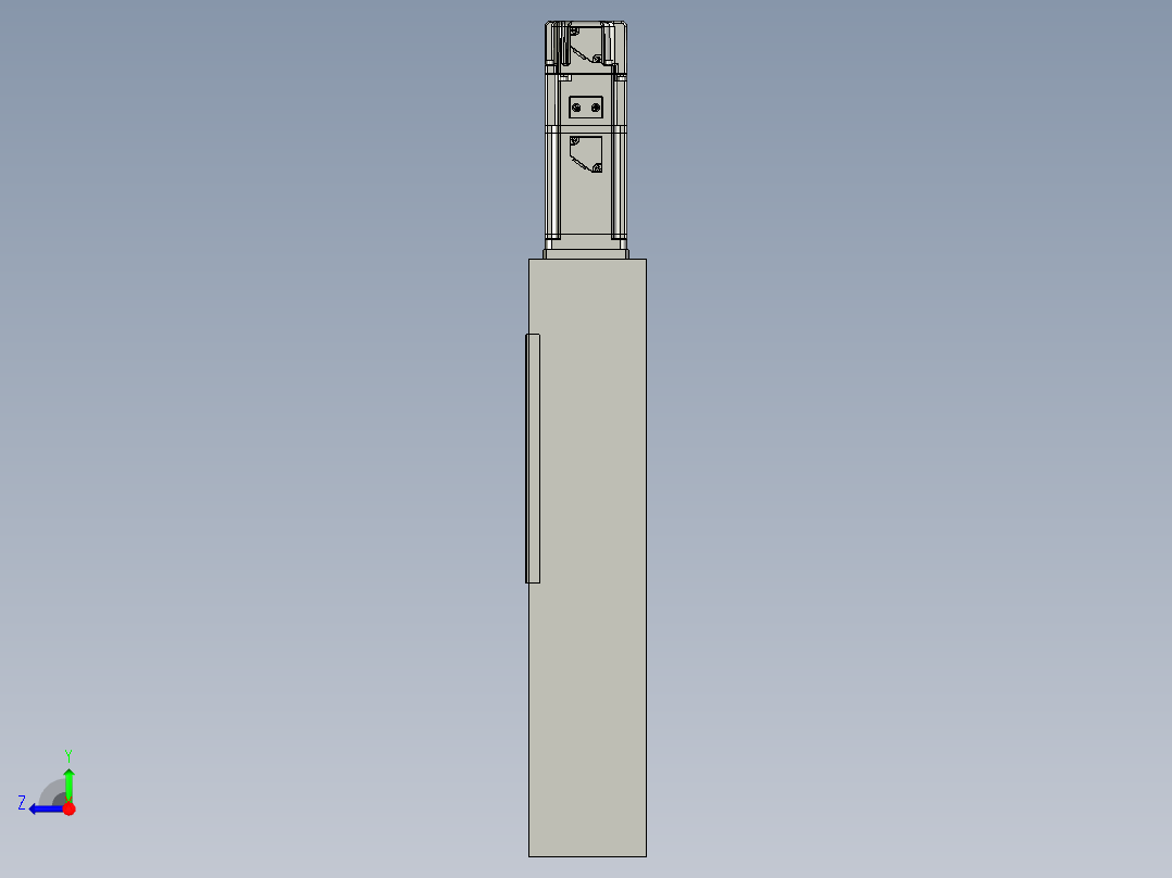 Z轴机械手150行程组合右视图