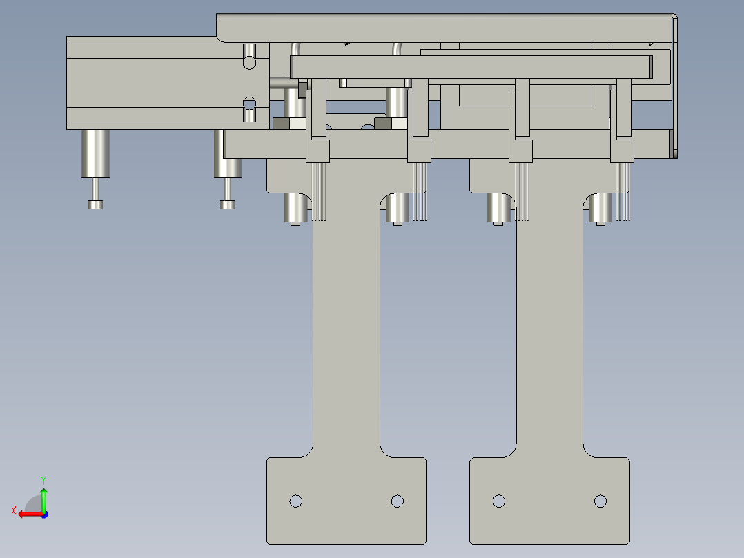 刷料装配体1后视图