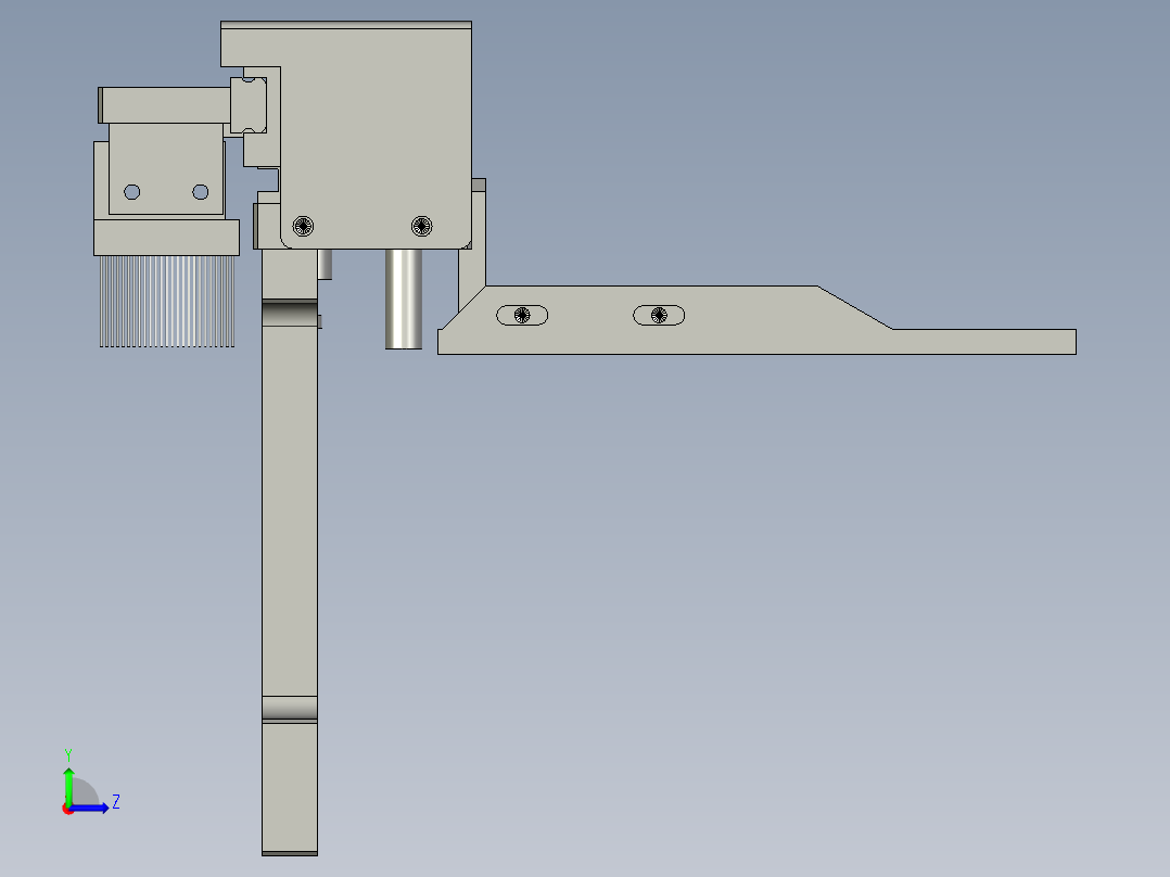 刷料装配体1左视图