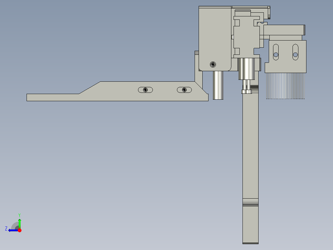 刷料装配体1右视图