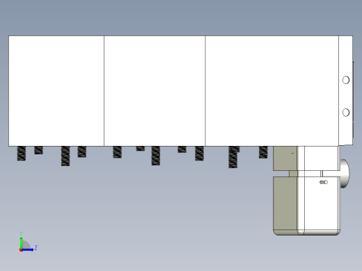 奥迪Q5L导轨滑轮压接工装左视缩略图