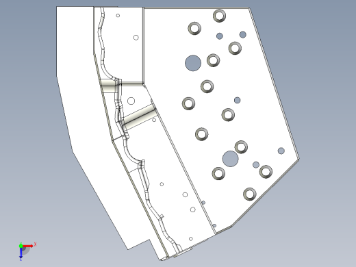 奥迪Q5L导轨滑轮压接工装俯视缩略图