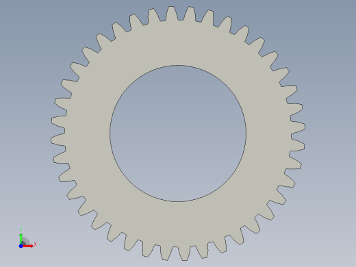 204-026直齿轮-20模M20-40Z-B20前视缩略图