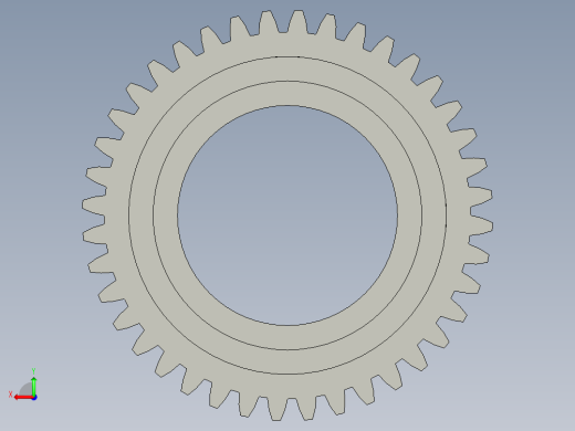 204-026直齿轮-20模M20-40Z-B20后视缩略图