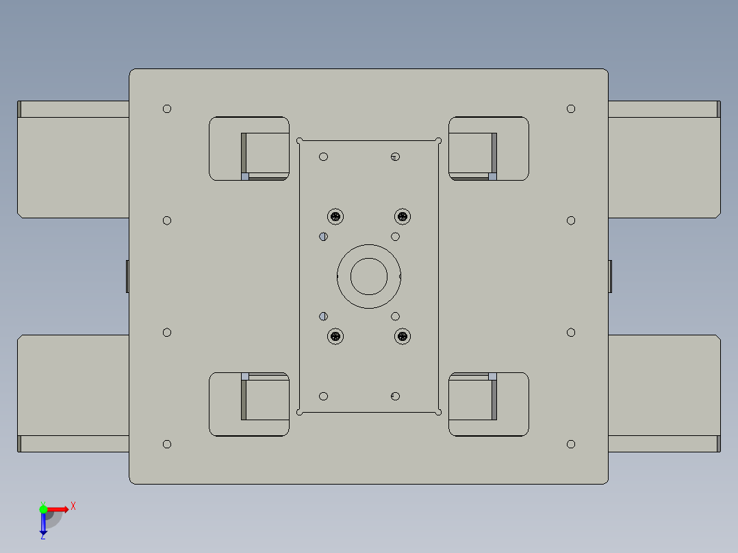 电芯爪3-1d0俯视图