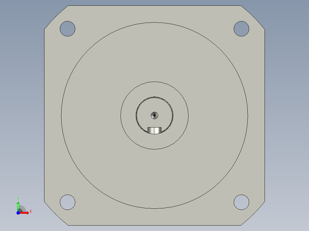 轴承校准检测设备设计-MDME2KW前视图