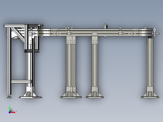 链板塑料输送机环形输送带前视缩略图