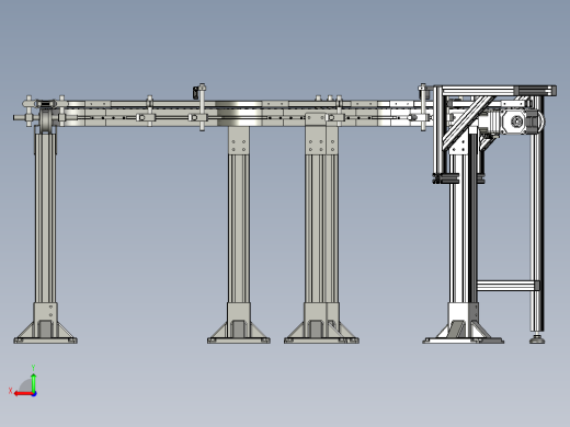 链板塑料输送机环形输送带后视缩略图