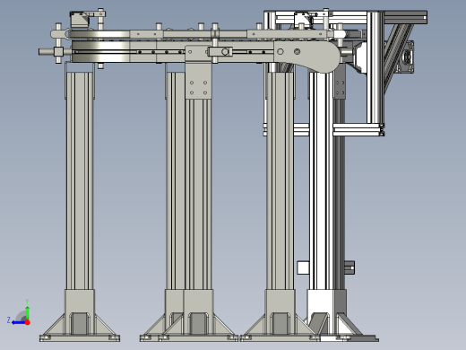 链板塑料输送机环形输送带右视缩略图