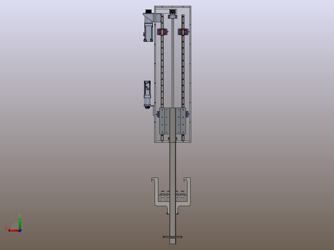 轨道式机械手SW后视图