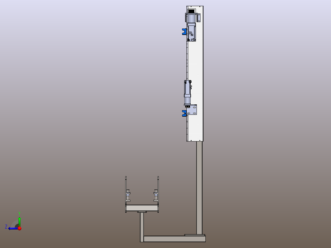 轨道式机械手SW右视图