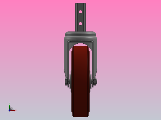 脚轮Colson-3_00614_449 2 1_2 LG X 7_8 SQUARE (MTG31)前视缩略图