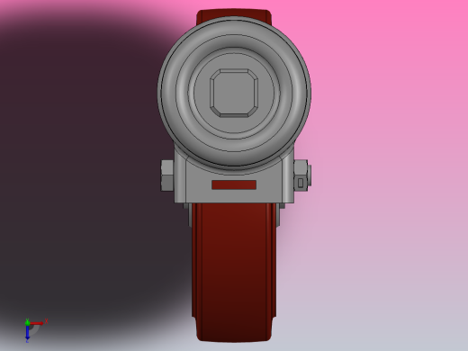 脚轮Colson-3_00614_449 2 1_2 LG X 7_8 SQUARE (MTG31)俯视缩略图