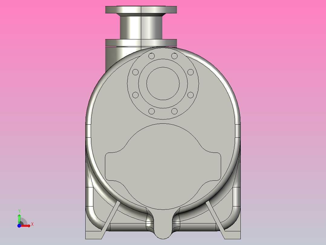 自吸离心泵前视图