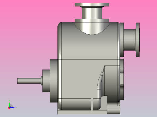 自吸离心泵左视缩略图