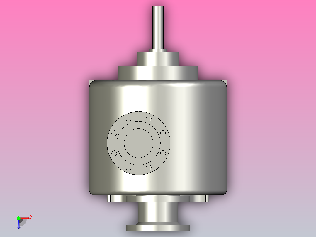 自吸离心泵俯视图