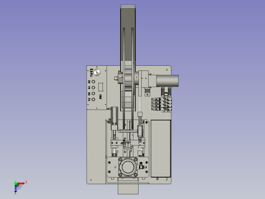 可移动式精准送插针机构俯视缩略图