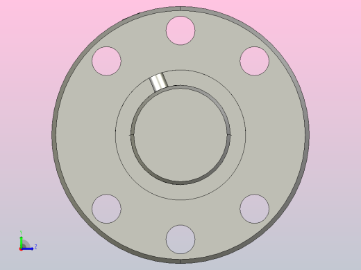 DKFZD3206-5滚珠丝杆3D模型左视缩略图