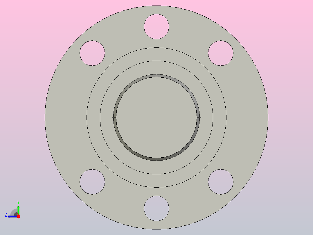 DKFZD3206-5滚珠丝杆3D模型右视图