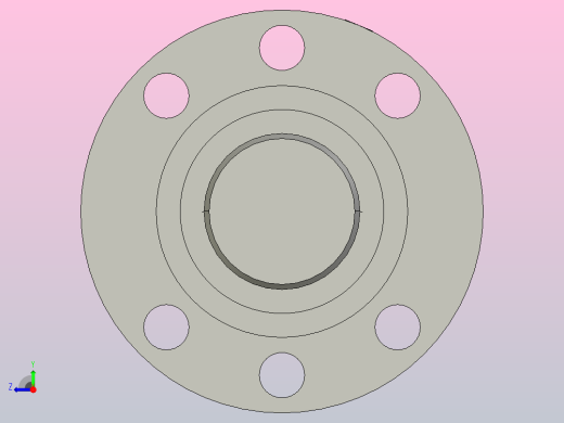 DKFZD3206-5滚珠丝杆3D模型右视缩略图