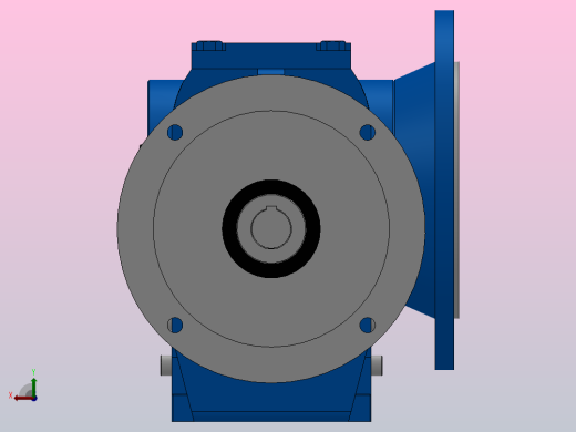 SAF87ZP蜗轮蜗杆减速机SAF87-16.39-M1-B-Φ60-P132后视缩略图