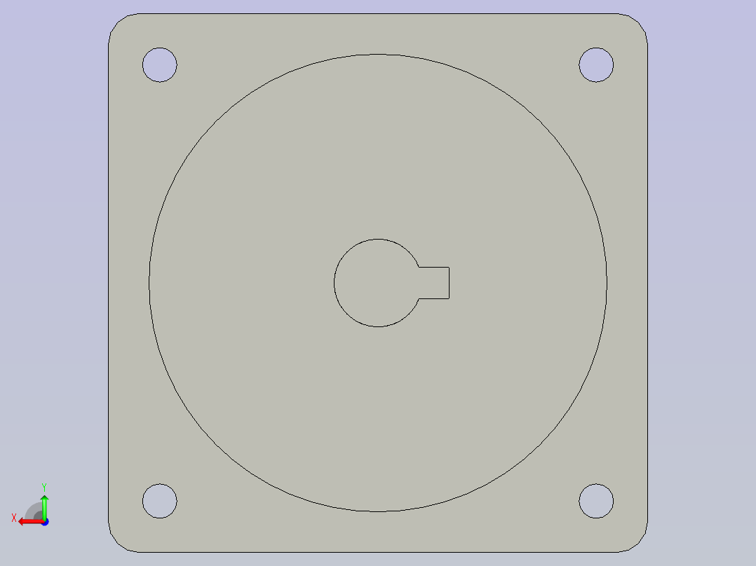 雷赛步进86HS120后视图