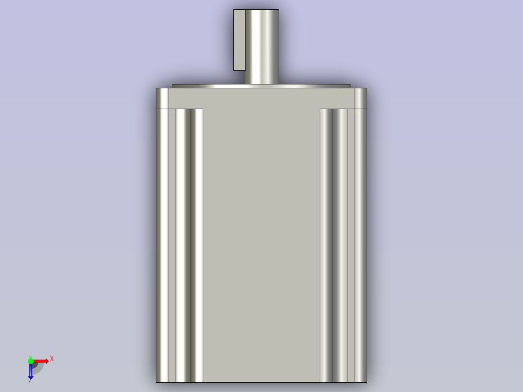 雷赛步进86HS120俯视图