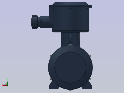 三相异步电动机YB3-100L2-(2,4,6,8)后视缩略图