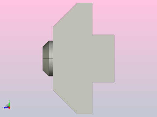 YCAP8X180-C1支撑梁连接条右视缩略图