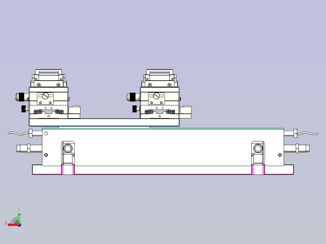 TYPE-C焊接夹具图纸后视图