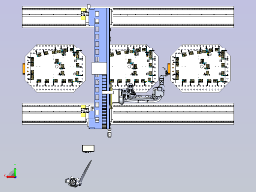 龙门架式焊接机械手岗位模拟后视缩略图