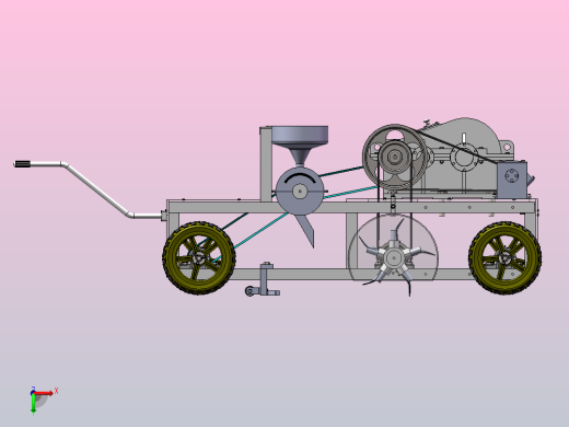 小型燕麦旋耕机（SW+CAD）
