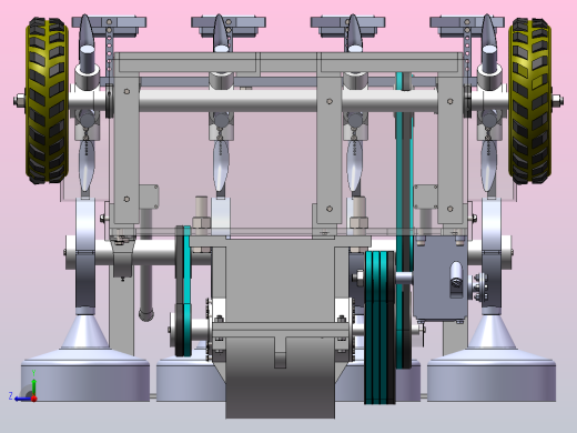 小型燕麦旋耕机（SW+CAD）右视缩略图