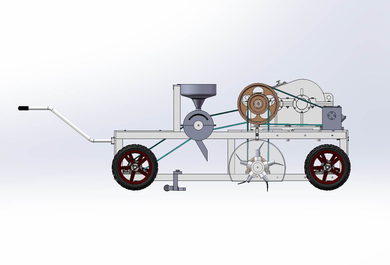 小型燕麦旋耕机（SW+CAD）