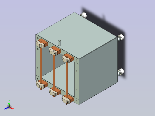 电镀槽正等轴测缩略图