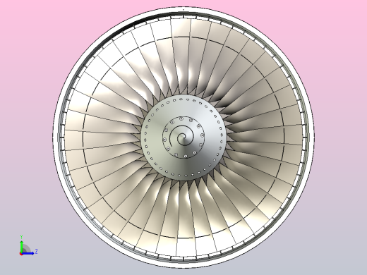 CFM-56涡扇发动机左视缩略图