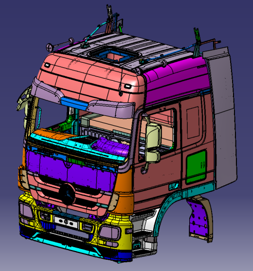 梅赛德斯 Actros – 驾驶室标准缩略图