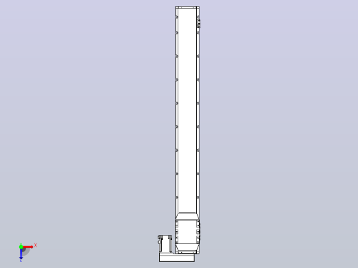 滚珠丝杠直线轴内置导轨TPA-GCR-150-2010C-L1300-MR-M75-N3俯视缩略图