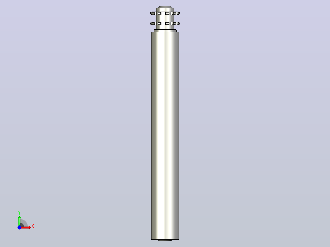 AR2-AP-08B11T-D60X2.0T-AGL510-RL450-C1堆积双排齿输送滚筒前视图