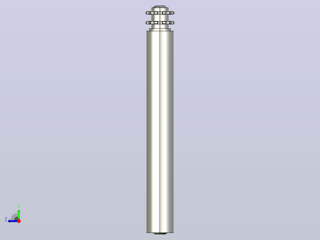 AR2-AP-08B11T-D60X2.0T-AGL510-RL450-C1堆积双排齿输送滚筒右视图