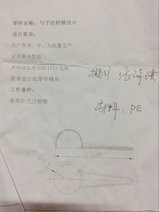 勺子注塑模具设计（cad+说明书）缩略图