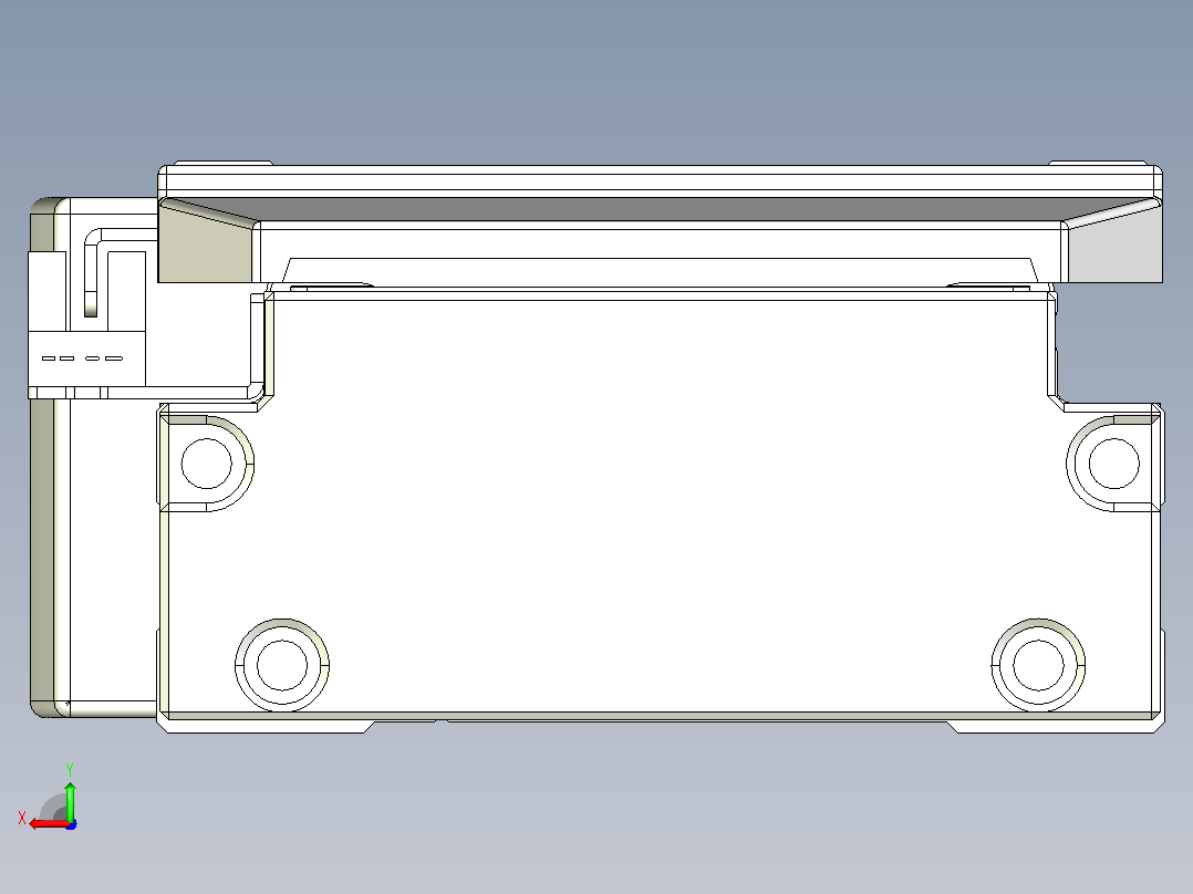 皮带直线轴双滑块型TPA-GCBS-120-P70-L225-QR-M20-N3后视图