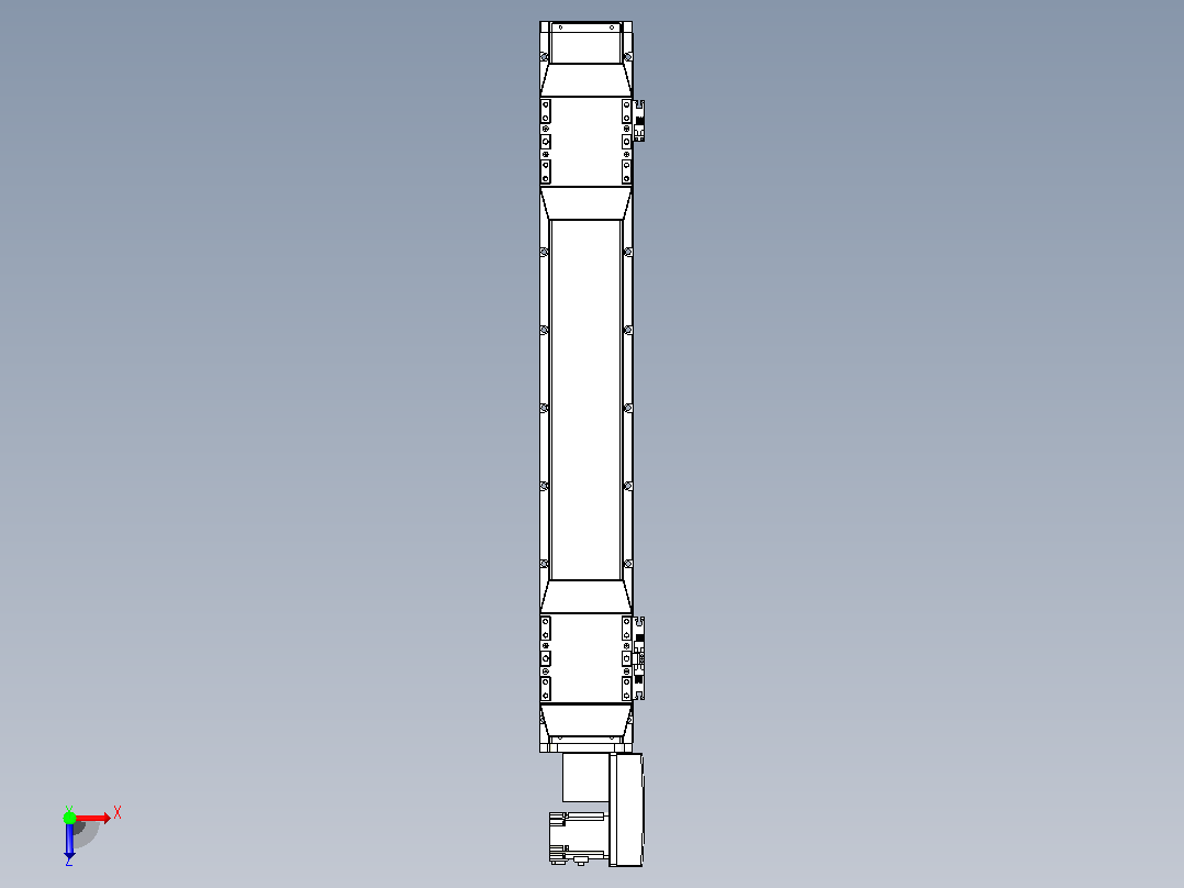 皮带直线轴双滑块型TPA-GCBS-120-P70-L225-QR-M20-N3俯视图