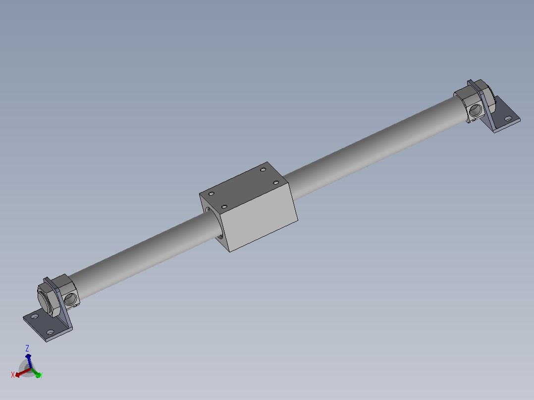 气缸RMS20X300LB(0)主视图