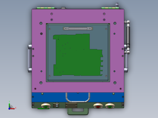 双层气动测试治具前视缩略图